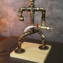 Luminária Industrial com Torneira de Bebidas