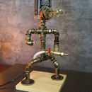 Luminária Industrial com Torneira de Bebidas
